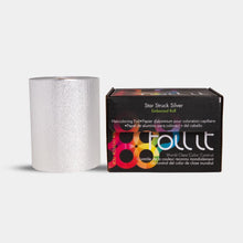 Cargar imagen en el visor de la galería, Foil con Relieve "Star Struck Silver" - Rollo 100 metros